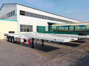 CIMC 40ft 20ft Tri-Axle Container Skeleton Semi <b>Trailer</b> - Product Image 3