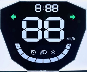 Velocímetro personalizado VA <span class=keywords><strong>LCD</strong></span> Btn Pantalla <span class=keywords><strong>LCD</strong></span> de <span class=keywords><strong>7</strong></span> segmentos con retroiluminación HTN Pantalla <span class=keywords><strong>LCD</strong></span> transparente positiva de <span class=keywords><strong>7</strong></span> segmentos - Product Image 2