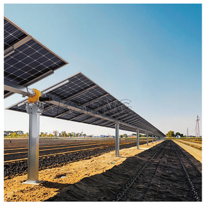 Sistema de Rastreamento de Painéis Solares com Acionamento de Eixo Único Otimizado para Energia e Controle Astronômico por IA - Product Image 3