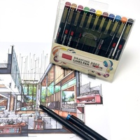 Marqueurs permanents de haute qualité, multicolores, à pointe fine en feutre, pour le dessin, les croquis et les travaux artistiques pour enfants.