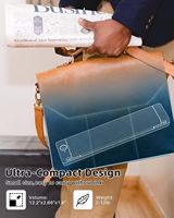Imprimante portable Phomemo M08F A4, imprimante thermique sans encre sans fil pour les voyages, le transfert de tatouages et le bureau à domicile, Bluetooth