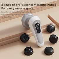 Machine de massage électrique vibratoire pour la perte de graisse, massage corporel portable, drainage des méridiens, poussoir de graisse