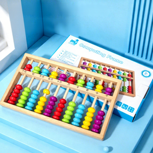 Nuevo Ábaco <span class=keywords><strong>de</strong></span> Madera con Cuentas <span class=keywords><strong>de</strong></span> Colores para Niños <span class=keywords><strong>de</strong></span> Primaria, Material Didáctico <span class=keywords><strong>de</strong></span> Matemáticas, Juguetes Educativos para <span class=keywords><strong>la</strong></span> Primera Infancia - Product Image 6