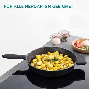 Utensilios de Cocina para Exteriores, Sartén y Plancha de Hierro Fundido Pre-Sazonada, Ecológica, Antiadherente, Apta para Hornos, Estufas de Gas e Inducción - Product Image 5