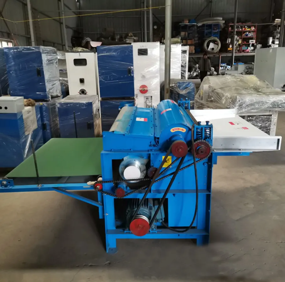 Máquina de afrouxar fibra de algodão máquina de carregar lã e fibra equipamento de pentear algodão carregar fibra de lã