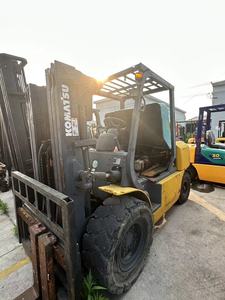 Komatsu Fd30 3 Ton Diesel <b>Forklift</b> Used Retail Restaurant Industries 4WD Rough Terrain Optional Engine Operations Solid Tire - Product Image 5