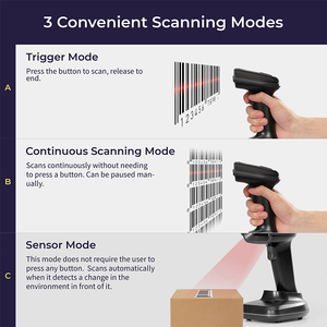Mới Đến BWHS-23M 2D Máy Quét Mã Vạch 2.4G Không Dây + Cho Com/USB Tích cực Hiệu Suất 70 Mét Phạm Vi 1280*800 - Product Image 6