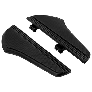Kit <span class=keywords><strong>de</strong></span> repose-<span class=keywords><strong>pieds</strong></span> Defiance Rider en aluminium anodisé noir Lingtan, découpé à la machine, pour Touring Street Glide, avec couvre-pédales <span class=keywords><strong>de</strong></span> frein. - Product Image 2