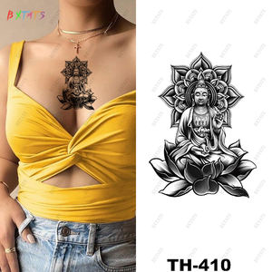 Tatuaje Temporal de Tinta Colorida Realista, Resistente al Sudor y al Agua, para Hombro, Pantorrilla, Pierna, <span class=keywords><strong>Cuello</strong></span>, Media Manga, Venta al por Mayor - Product Image 5