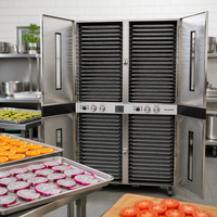 Déshydrateur alimentaire commercial à 88 plateaux, sécheuse électrique industrielle pour fruits, légumes et viande, pour usage domestique et commercial
