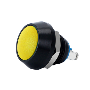 12v 36v 12mm küçük ışıklı dokunsal plastik/Metal konsol düğmesi ışık anahtarı anlık - Product Image 2