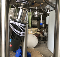 Petit réservoir de mélange sous vide liquide 316L en acier inoxydable d'usine de savon 100L avec émulsifiant de fond de réservoir à haut cisaillement