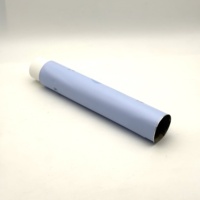 Tubes en aluminium pliables de 30 mm et 80 ml avec couvercle pour cosmétiques, tubes de base en métal souple, sans plastique, recyclables, finition mate