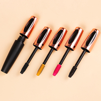 Mascara en fibres de soie 4D à étiquette privée, imperméable, volumisant, recourbant, longue tenue, maquillage pour les yeux, fabricant de cosmétiques