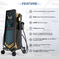Appareil de tonification musculaire Perfectlaser EMS, stimulateur musculaire, 4 poignées, appareil de remodelage corporel EMS pour clinique esthétique et spa de beauté