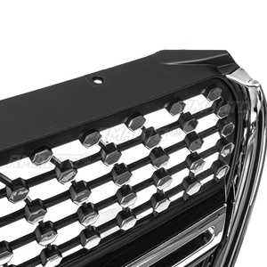 ตะแกรงหน้ารถยนต์ Diamond Grill Mesh W447 พร้อมกล้องสำหรับ Mercedes Benz V Class W447 V250 V260 ปี 2015-2020 สีดำ / โครเมียม - Product Image 6
