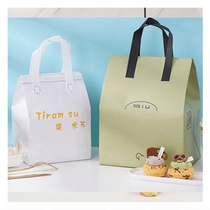 Sacs isothermes portables personnalisables en non-tissé pour livraison de pizzas à emporter avec poignée, sacs fourre-tout isolés en non-tissé pour plats à emporter - Product Image 2