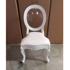 Wedding Event <strong>White</strong> Transparent Clear Back Resin Luis Chairs Hotel and Restaurant Banquet <strong>Hall</strong> Furniture - Product Image 3