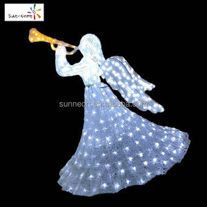 Décorations lumineuses de Noël pour l'extérieur, lumières LED d'ange pour l'extérieur - Product Image 2