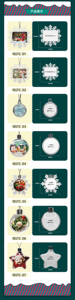 Migliore vendita Qualisub plastica e alluminio <span class=keywords><strong>natale</strong></span> palla sublimazione ornamenti di <span class=keywords><strong>natale</strong></span> spazi vuoti <span class=keywords><strong>per</strong></span> la stampa fai da te - Product Image 5