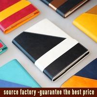 Carnet de notes à couverture rigide en cuir PU coffret cadeau Agenda personnalisé en gros cahiers d'affaires A5 agenda à feuilles mobiles personnalisé avec stylo