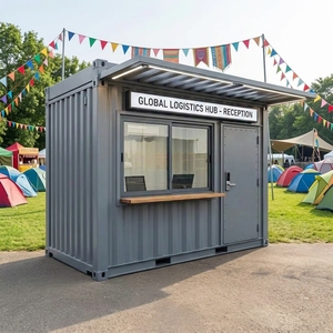 Contenedor Marítimo Modificado Multiusos, Caseta Exterior con Panel Sándwich, Diseño Moderno para Oficinas de Seguridad, <span class=keywords><strong>Tiendas</strong></span> Pop-Up - Product Image 5