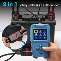 Escáner OBD OBD2 de Fábrica 19Y, Herramienta de Diagnóstico Automotriz, Análisis de Fallas, Detección de Batería 2 en 1, Estado del Sistema de Gestión de Energía (Soc)