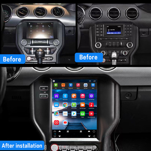 Lecteur DVD de voiture à écran vertical 9,7 pouces pour <span class=keywords><strong>Ford</strong></span> Mustang (15-20), avec lecteur multimédia vidéo sans fil, navigation GPS, BT, WiFi, DSP - Product Image 6