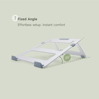 MK872 2026 Nuevo Soporte Plegable Portátil para Mini Laptop, Soporte de Aluminio para Computadora Portátil, Soporte para Teléfono