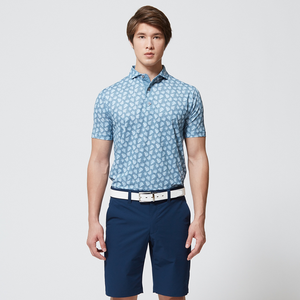 Tùy Chỉnh Chất Lượng Cao Kích Thước Lớn <span class=keywords><strong>4</strong></span> Cách Căng 100% Polyester Khoảng Trống Người Đàn Ông Của Thiết Kế Golf Cho Polo T-Shirt Với Độc Đáo In - Product Image 2