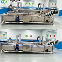 Laveuse automatique à bulles pour fruits et légumes industriels