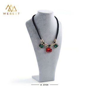 Webest-COLLAR COLGANTE de maniquí, soporte de resina, collar, busto, joyería - Product Image 2