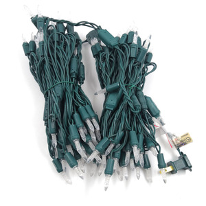 23ft 6 "khoảng cách màu xanh lá cây dây 50 <span class=keywords><strong>LED</strong></span> mát Trắng M5 mini <span class=keywords><strong>LED</strong></span> Đèn giáng sinh - Product Image 1