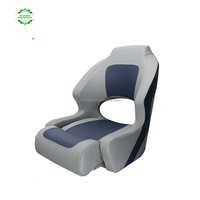 Sièges de capitaine de bateau Dorham Marine, chaise de pilote, siège de bateau imperméable de luxe avec rembourrage souple, siège rabattable pour yacht, bateau à moteur, navire