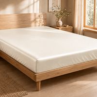 Nouveau produit : Housse de lit bébé 100 % soie, draps-housses 100 % soie au toucher soyeux, personnalisés pour le sommeil