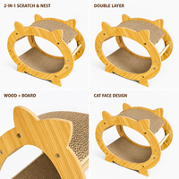 OEM Maison-griffoir pour chat à 2 niveaux, design moderne de luxe, écologique et durable, en sisal, vente en gros