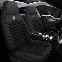 Accessoire intérieur d'absorption d'humidité, housses de coussins de siège de taille universelle en lin respirant, ensemble complet pour voiture
