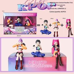 Figura de acción de PVC a gran escala de las cazadoras de demonios, <span class=keywords><strong>Rumi</strong></span>, Zoe y Mira; Periférico de juego, decoración de escritorio de chica linda. - Product Image 3