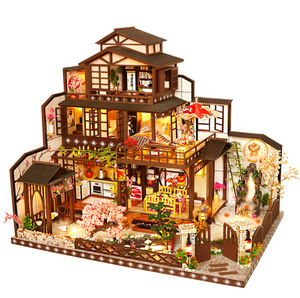 บ้านฮงดา DIY ชุดประกอบโมเดล 3 มิติ บ้านวิลล่าขนาดใหญ่ งานแฮนด์เมดสร้างสรรค์ ของขวัญวันเกิดสำหรับเด็กอายุ 14 ปีขึ้นไป บรรจุกล่องสี - Product Image 3