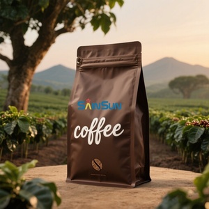 ถุงบรรจุภัณฑ์กาแฟแบบกำหนดเอง ย่อยสลายได้ทางชีวภาพ ผิวด้าน ขนาด 250 กรัม 500 กรัม 1 กิโลกรัม 12 ออนซ์ 16 ออนซ์ 18 ออนซ์ สำหรับชา อาหาร และกาแฟ พร้อมวาล์ว - Product Image 5