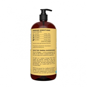 인기 판매 중인 개를 위한 생선 기름 보충제 (연어, 대구, 크릴 함유) 16온스 (473ml) - Product Image 4