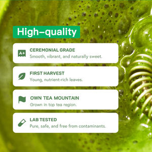 Matcha en Polvo Premium de Mezcla y Té Verde Japonés al por Mayor para Fabricantes, Matcha en Polvo a Granel de 1kg y 500g - Product Image 3