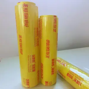 Fabrika doğrudan satış fabrika fiyat PVC sarma filmi şeffaf plastik gıda wrap yüksek kalite