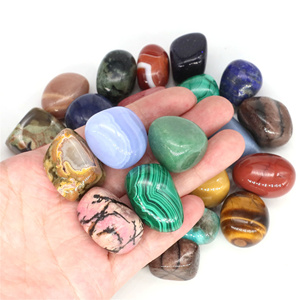 Đá thạch anh tự nhiên bán buôn, nhiều loại đá cuội, đá thô, đá quý không đều được đánh bóng - Product Image 3