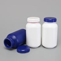 Conteneur vide en plastique de qualité pharmaceutique pour pilules, médicaments, capsules et compléments alimentaires, 250 ml, avec logo personnalisé
