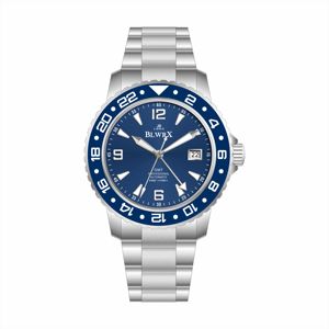 Montres de luxe pour hommes Forshining, sportives, automatiques, mouvement mécanique GMT, élégantes, de plongée, pour les affaires, fabriquées en Chine - Product Image 4