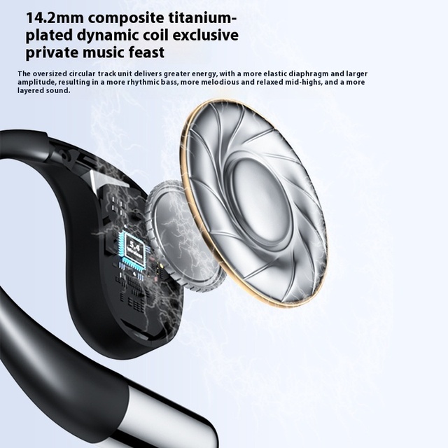 Open-Type Over-Ear AI Smart TWS Earphones Active Noise Cancelling LED Indicator IPX5 Waterproof JL Long Battery Life for