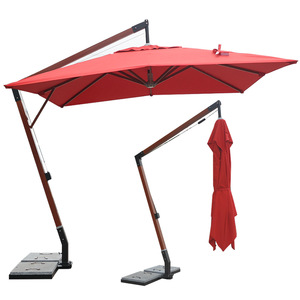 Nhà Máy Sang Trọng Bán Buôn Lớn Biểu Tượng Tùy Chỉnh Treo Cantilever Ô Dù Ngoài Trời Thị Trường Bãi Biển Hồ Bơi Khách Sạn Patio Ô - Product Image 3