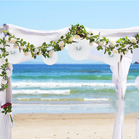 Éventail en papier circulaire personnalisé pour mariage, fête ou cadeau, avec impression sur mesure
