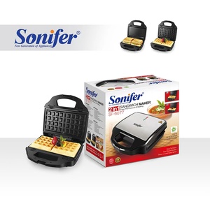 Plancha Eléctrica Desmontable de Alta Calidad Sonifer SF-6077 de 220v para Cocina, <span class=keywords><strong>2</strong></span> <span class=keywords><strong>en</strong></span> <span class=keywords><strong>1</strong></span>, para Hacer Waffles <span class=keywords><strong>y</strong></span> Sándwiches - Product Image 6